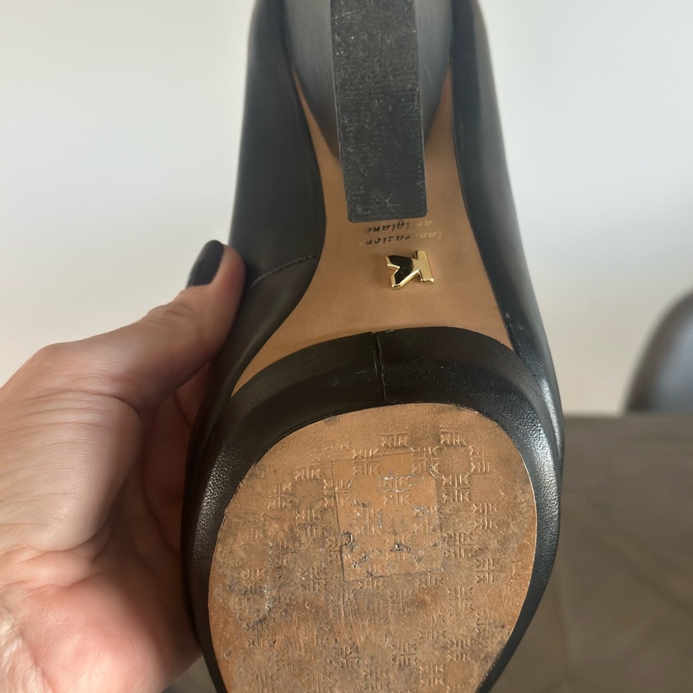 Black Leather Women's Shoes